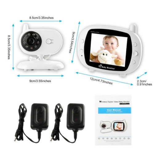 Babyvakt LCD HD kamera 3.5"