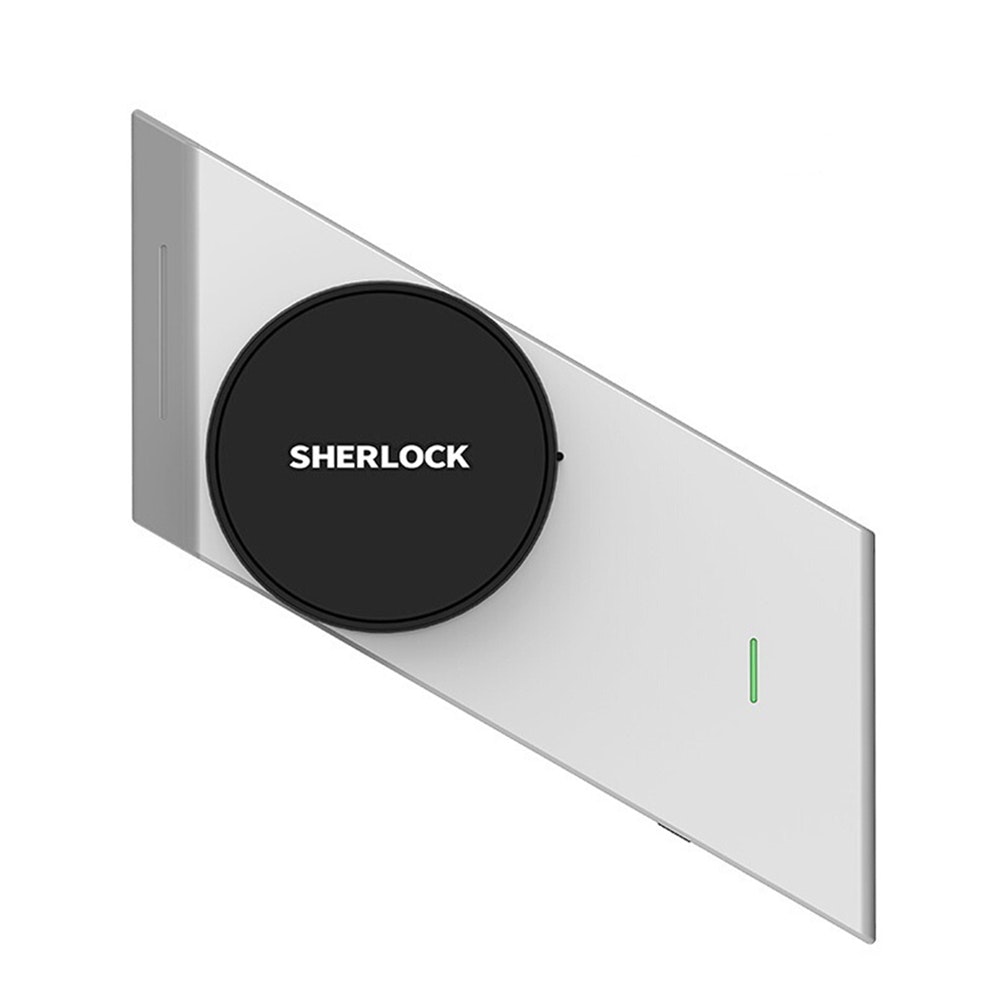 Digitalt Smartlås Touch App Sherlock Vänsterhängd Silver